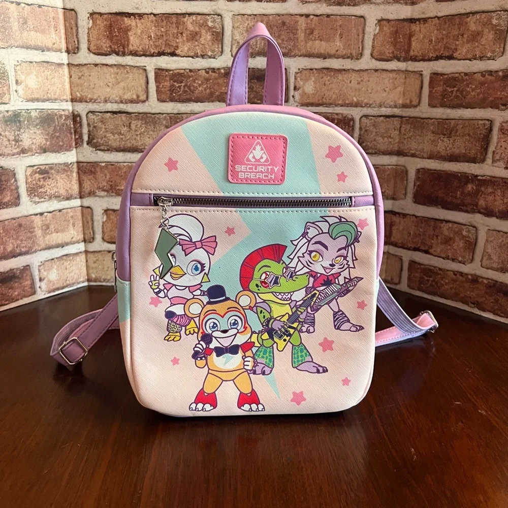 Loungefly Pastel Pink & Lavender Character Mini Backpack